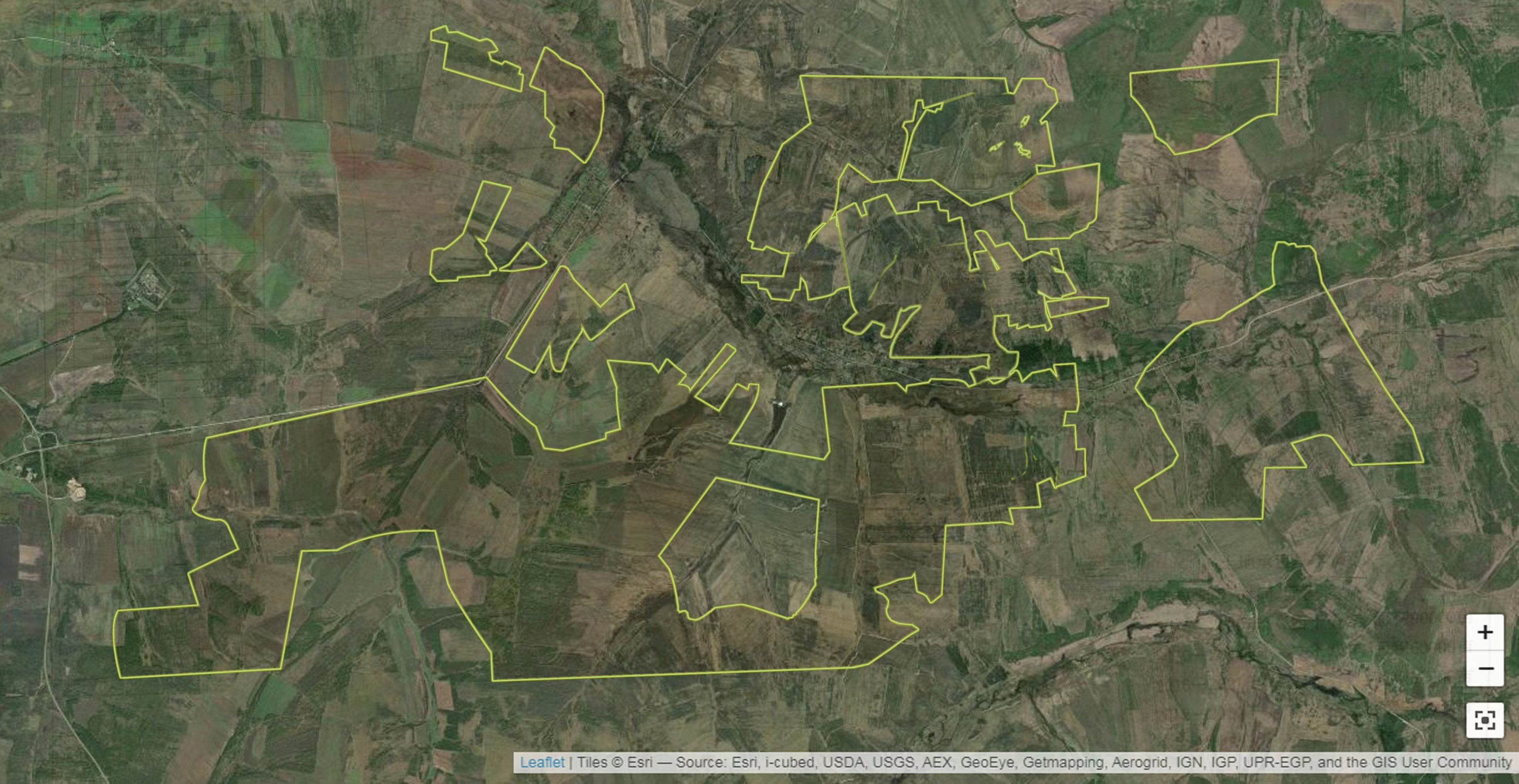 俄罗斯农场航拍图